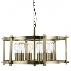 FINLEY 60 PENDANT - Ant Brass - Click for more info